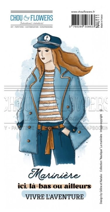 Chou and Flowers - EZ STAMP LA MARINIERE Chou and Flowers