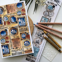 Chou and Flowers - EZ STAMP NAUTICAL SPIRIT Chou and Flowers