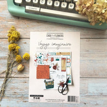 Chou and Flowers - IMAGINARY JOURNEY ILLUSTRATIONS - 9 beautiful papers - A5 - 170g Chou and Flowers