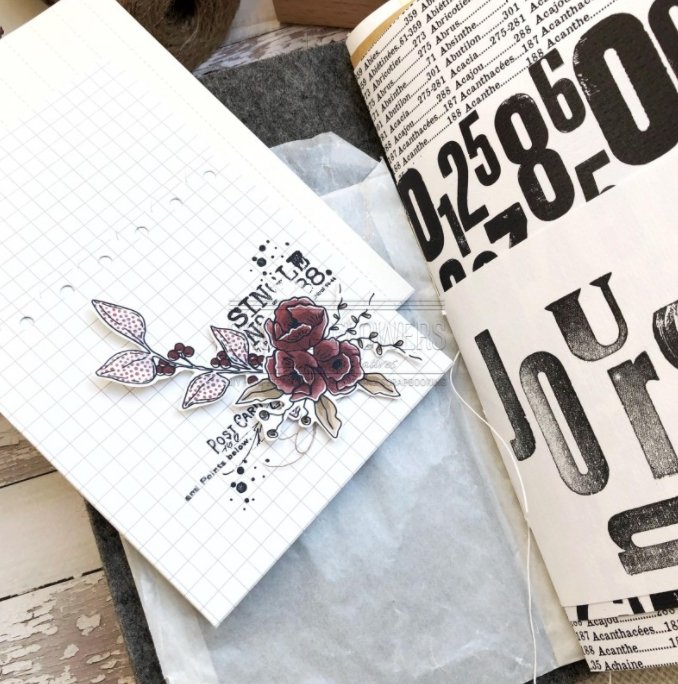 Chou and Flowers - IMAGINARY JOURNEY ILLUSTRATIONS - 9 beautiful papers - A5 - 170g Chou and Flowers