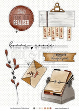 Chou and Flowers - LITTLE CIRCUS ILLUSTRATIONS - 9 beautiful papers - A5 - 170g Chou and Flowers