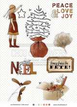 Chou and Flowers - LITTLE CIRCUS ILLUSTRATIONS - 9 beautiful papers - A5 - 170g Chou and Flowers