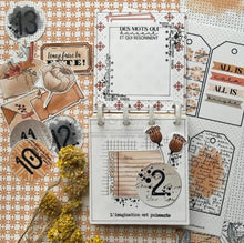 Chou and Flowers - LITTLE CIRCUS ILLUSTRATIONS - 9 beautiful papers - A5 - 170g Chou and Flowers