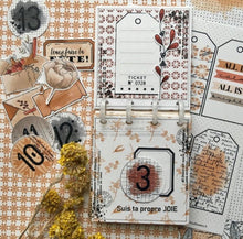 Chou and Flowers - LITTLE CIRCUS ILLUSTRATIONS - 9 beautiful papers - A5 - 170g Chou and Flowers