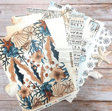 Chou and Flowers - NAUTICAL CREATIVE STATIONERY COLLECTION 10 PAPERS Chou and Flowers