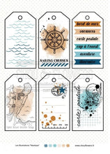 Chou and Flowers - NAUTICAL ILLUSTRATIONS Chou and Flowers