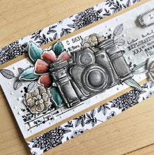 Chou and Flowers - PHOTOGRAPHY STAMP - 7.5 x 4 inch - Collection Voyage Imaginaire Chou and Flowers