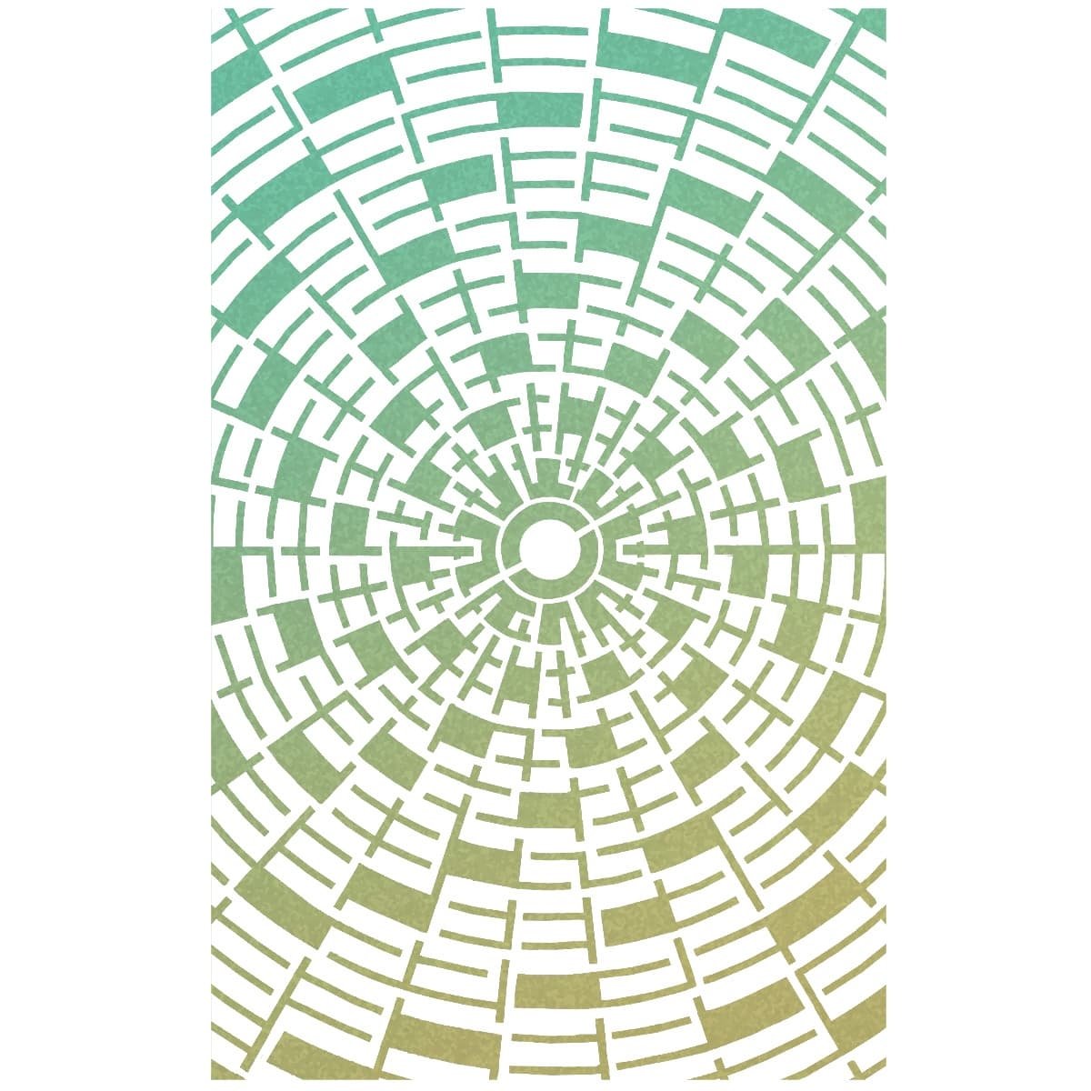 Ciao Bella - Bad Girls - Concentric - Stencil - 5x8 inch Ciao Bella