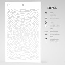 Ciao Bella - Bad Girls - Concentric - Stencil - 5x8 inch Ciao Bella