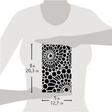 Ciao Bella - Bad Girls - Double Spiral - Stencil - 5x8 inch Ciao Bella