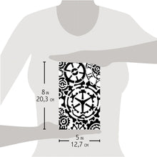 Ciao Bella - Bad Girls - Gears - Stencil - 5x8 inch Ciao Bella