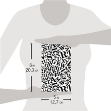 Ciao Bella - Bad Girls - Newspaper Font - Stencil - 5x8 inch Ciao Bella