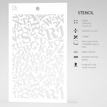 Ciao Bella - Bad Girls - Newspaper Font - Stencil - 5x8 inch Ciao Bella