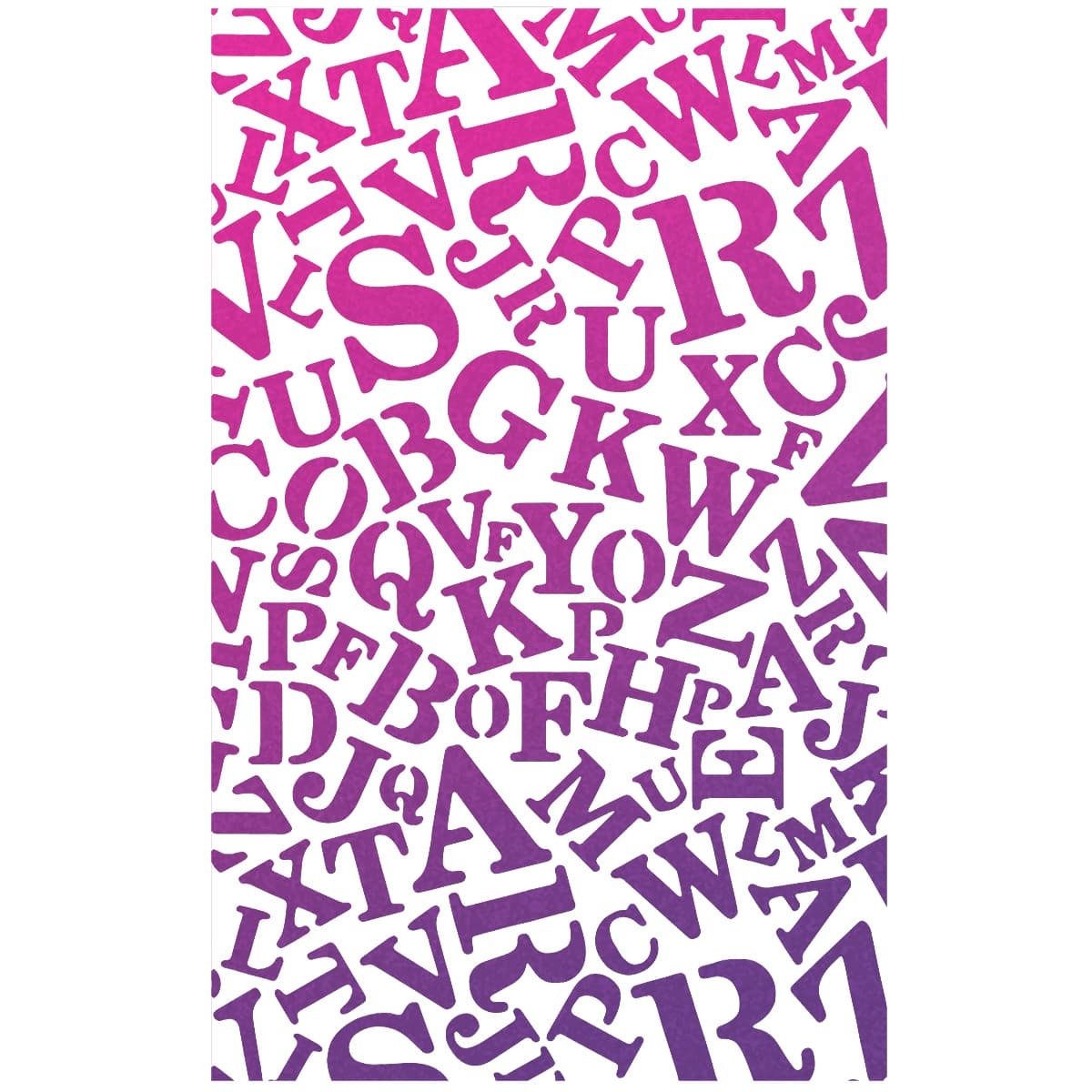 Ciao Bella - Bad Girls - Newspaper Font - Stencil - 5x8 inch Ciao Bella