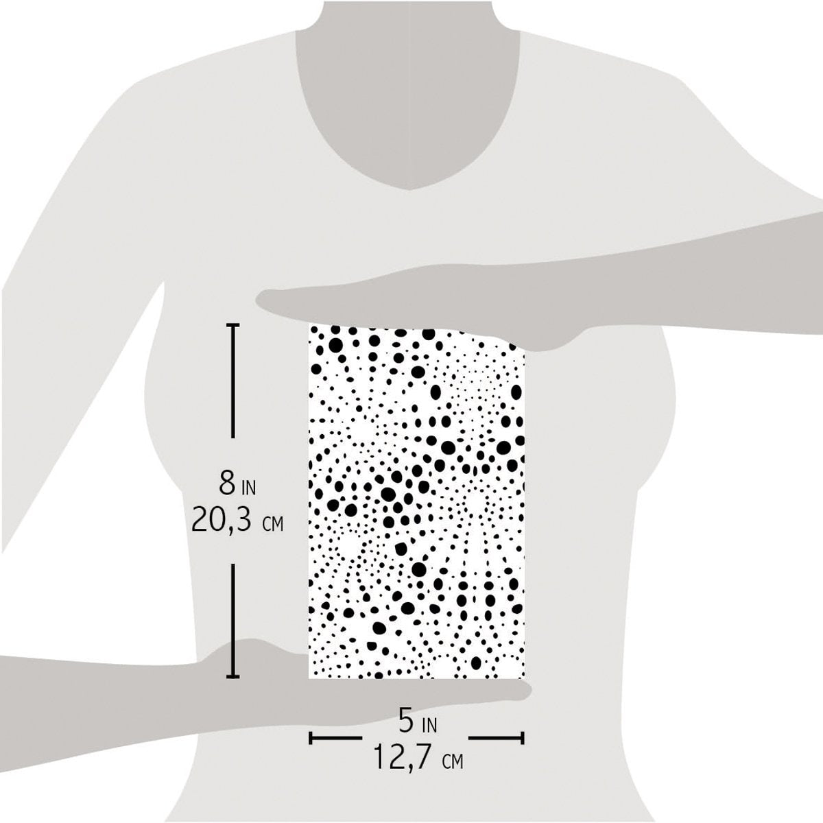 Ciao Bella - Bad Girls - Radial - Stencil - 5x8 inch Ciao Bella