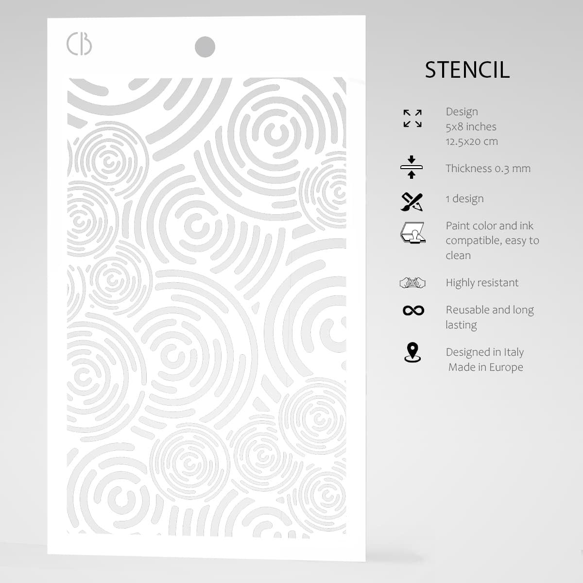 Ciao Bella - Bad Girls - Vinyl Records - Stencil - 5x8 inch Ciao Bella