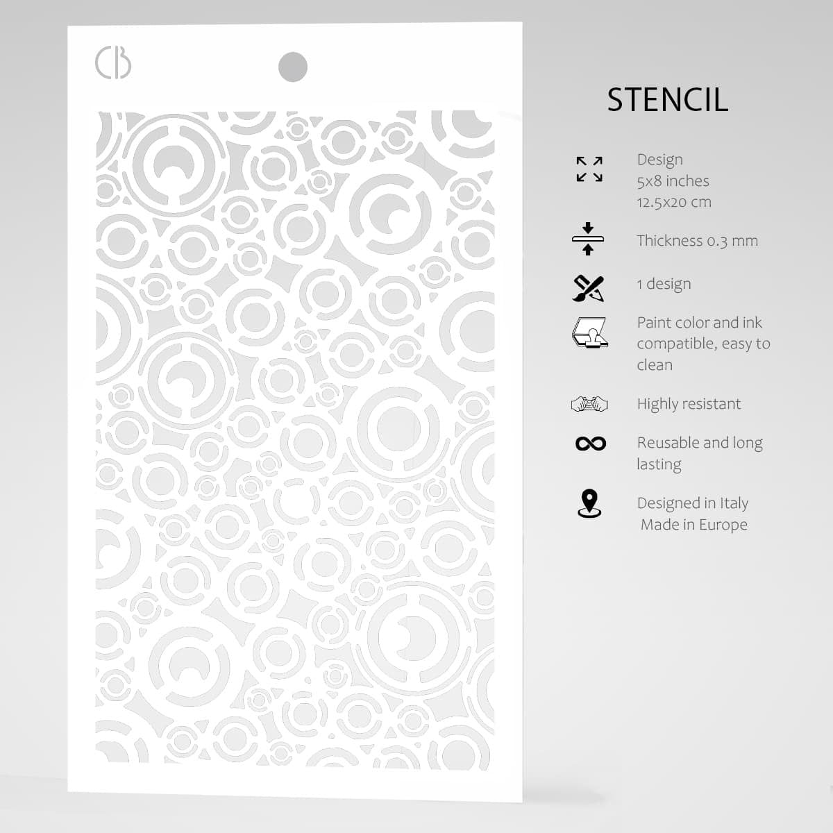 Ciao Bella - Bad Girls - Washers - Stencil - 5x8 inch Ciao Bella