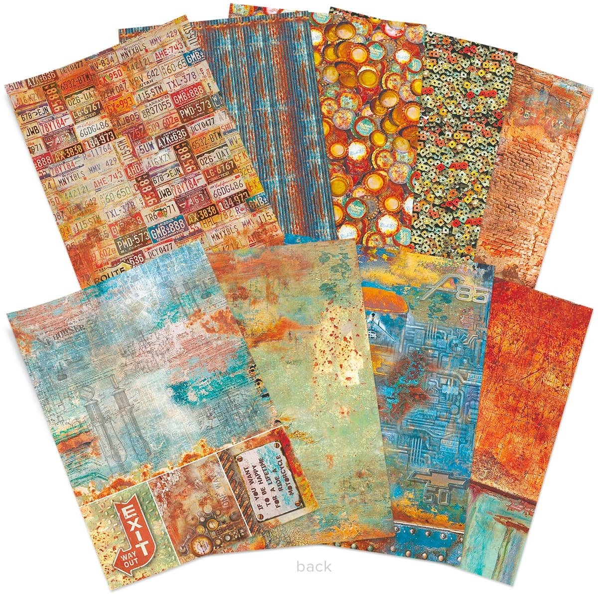 Ciao Bella - Collateral Rust - Limited Edition - Double Sided Paper - A4 - Pack of 9 Ciao Bella