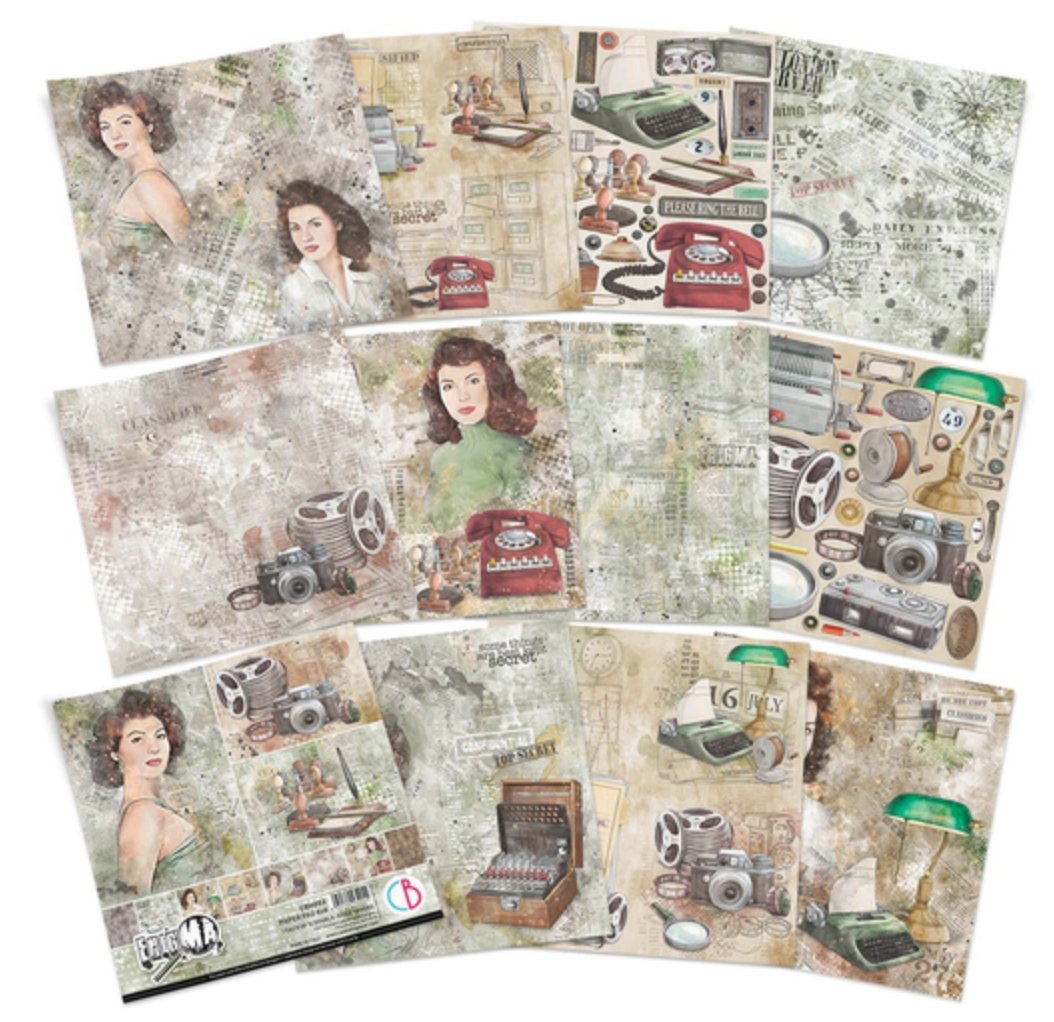 Ciao Bella - ENIGMA - 8x8 Collection Pad - 12/PKG Ciao Bella