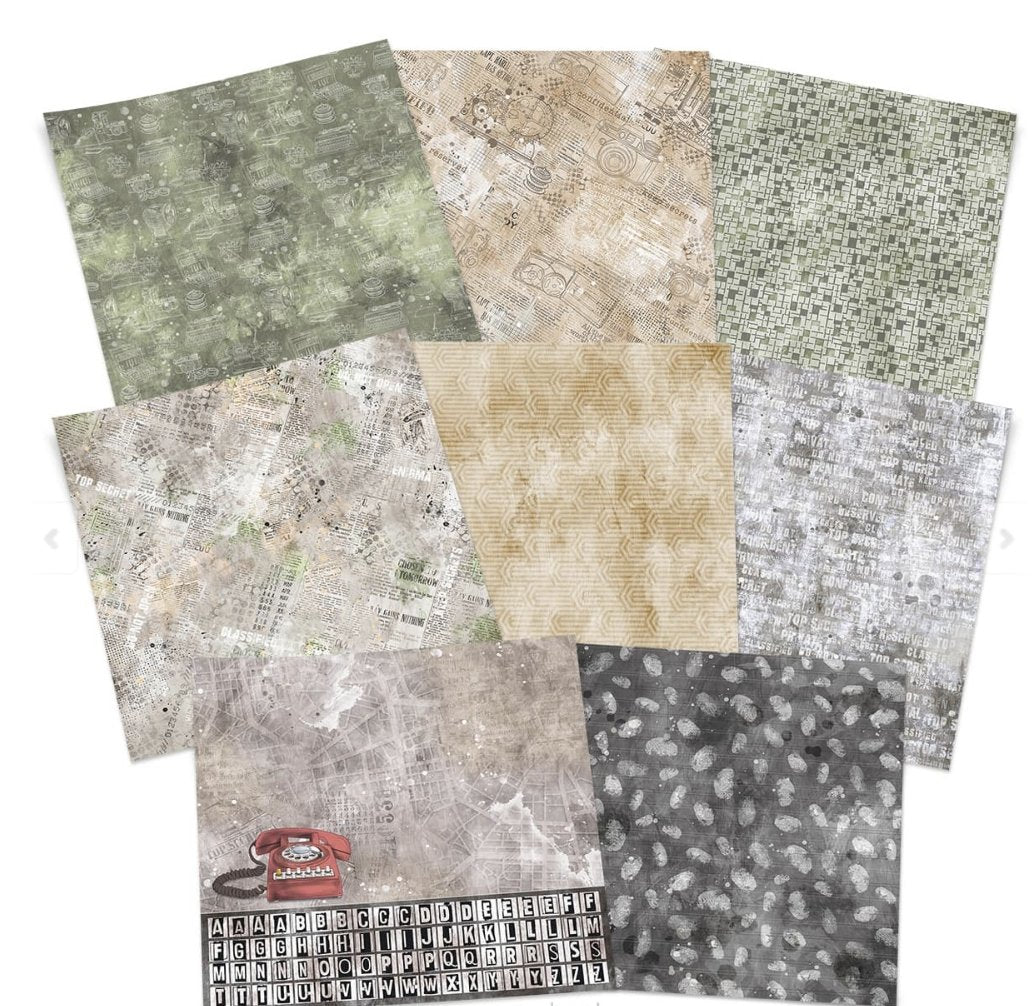 Ciao Bella - ENIGMA - Patterns Pad 12X12 8/PKG Ciao Bella