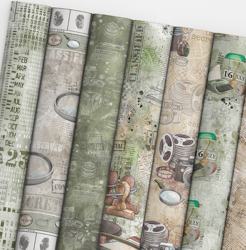 Ciao Bella - ENIGMA - Patterns Pad 12X12 8/PKG Ciao Bella