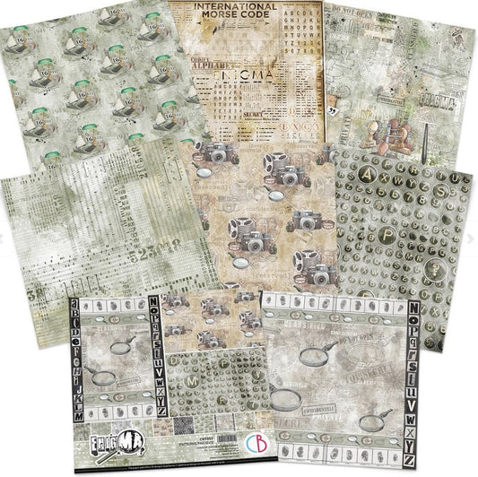 Ciao Bella - ENIGMA - Patterns Pad 12X12 8/PKG Ciao Bella