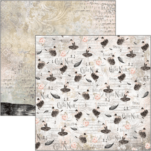 Ciao Bella - Le Cygne Noir - 12 x 12 - Patterns Pad - Messy Papercrafts