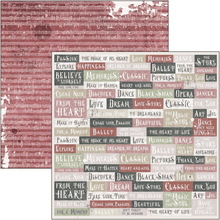 Ciao Bella - Le Cygne Noir - 12 x 12 - Patterns Pad - Messy Papercrafts