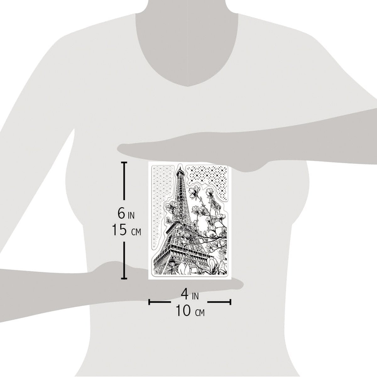 Ciao Bella - Le Magnolia - A6 - Clear Stamp - 4x6 - Set Of 3 Ciao Bella