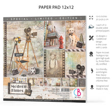 Ciao Bella - Modern Times - Paper Pad - 12x12 inch - Pack of 12 Ciao Bella
