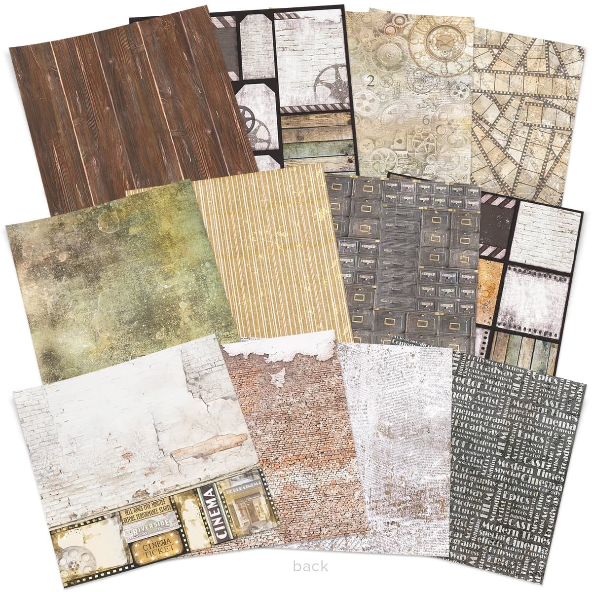 Ciao Bella - Modern Times - Paper Pad - 12x12 inch - Pack of 12 Ciao Bella