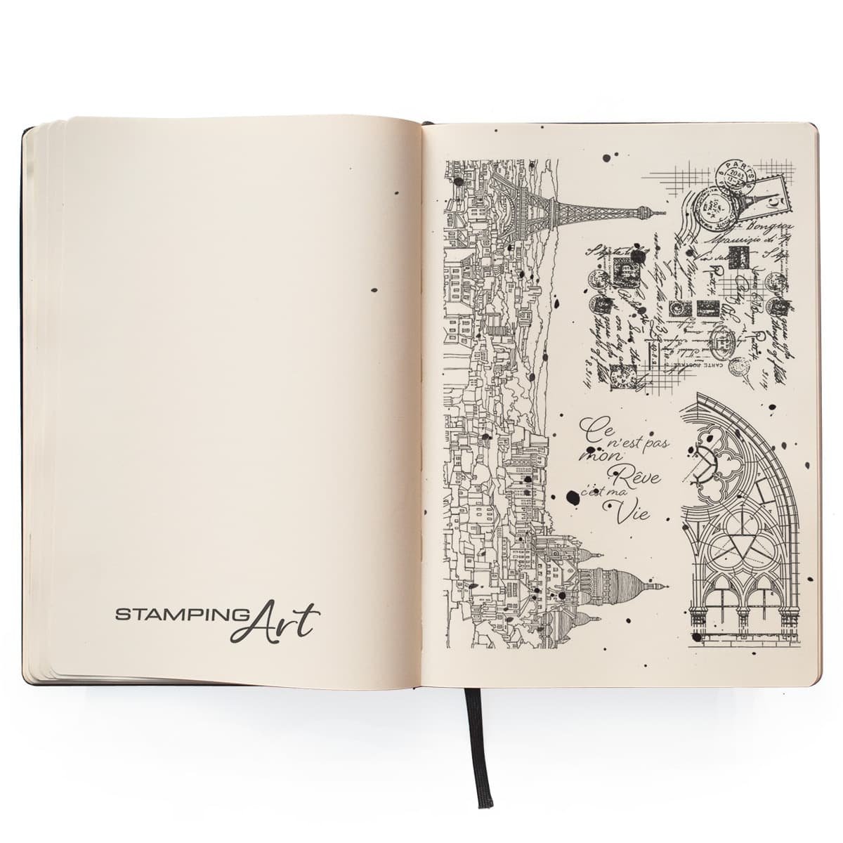 Ciao Bella - Notre Vie - A6 - Clear Stamp - Set Of 4 Ciao Bella