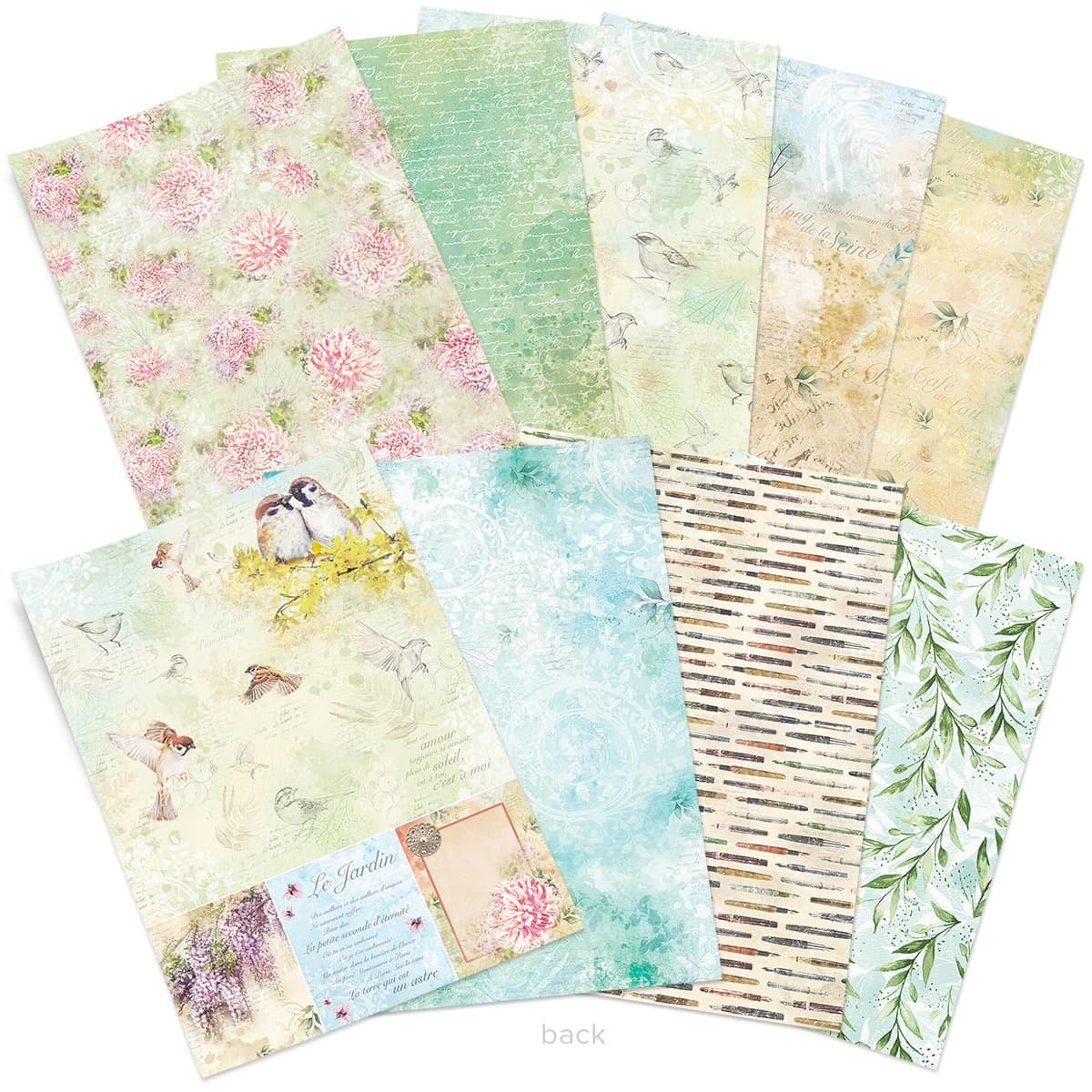 Ciao Bella - Notre Vie - Double Sided Paper - A4 - Pack of 9 Ciao Bella
