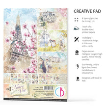 Ciao Bella - Notre Vie - Double Sided Paper - A4 - Pack of 9 Ciao Bella