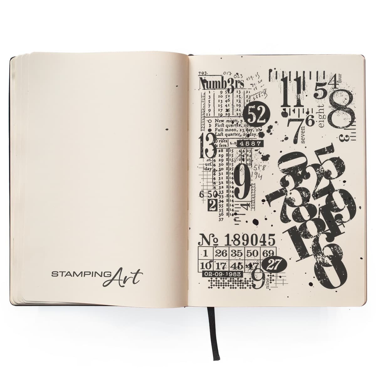 Ciao Bella - Numbers - A6 - Clear Stamp - Set Of 4 Ciao Bella