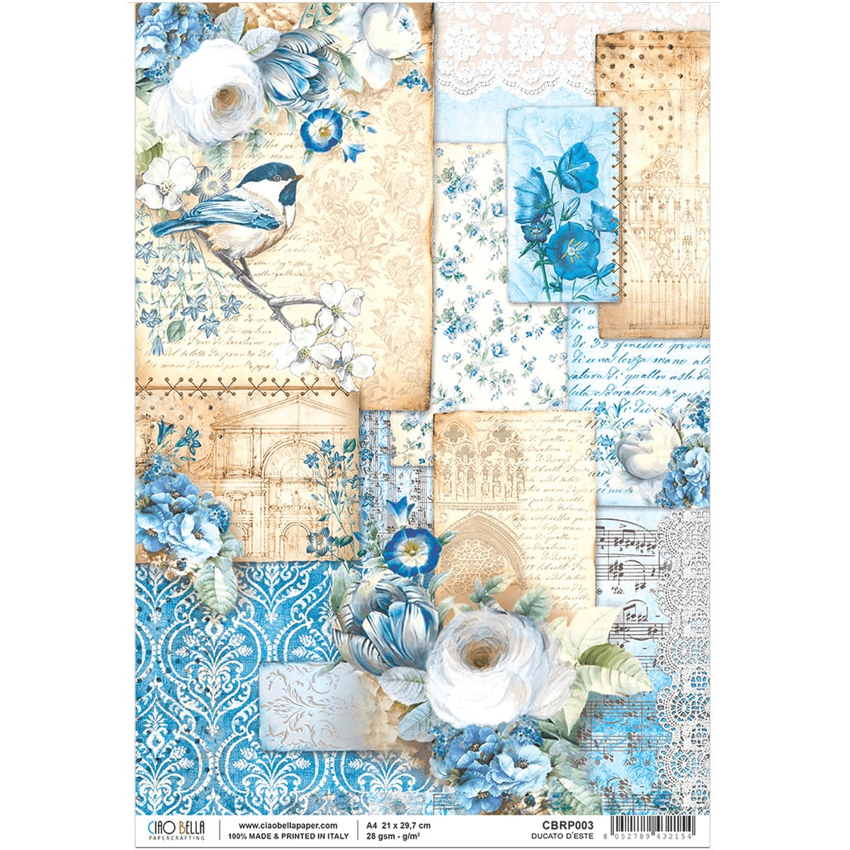 Ciao Bella Paper crafting Rice Paper Oceanic CBRP169 - Simply Special Crafts