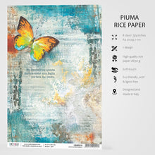 Ciao Bella - Rice Paper - A4 - Single Sheet -  Dancing Butterfly Ciao Bella