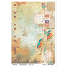 Ciao Bella - Rice Paper - A4 - Single Sheet -  Diario Di Bordo Ciao Bella