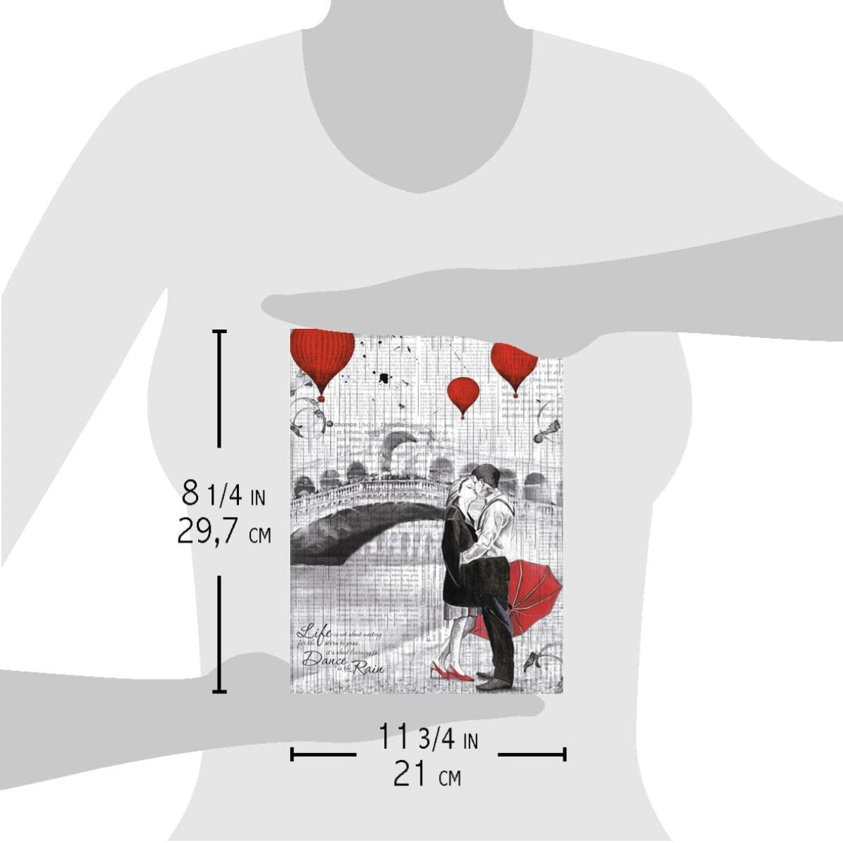 Ciao Bella - Rice Paper - A4 - Single Sheet - Love In Venice Ciao Bella