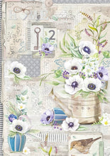 Ciao Bella - RICE PAPER MAXI A3 - ANEMONES - SPARROW HILL Ciao Bella