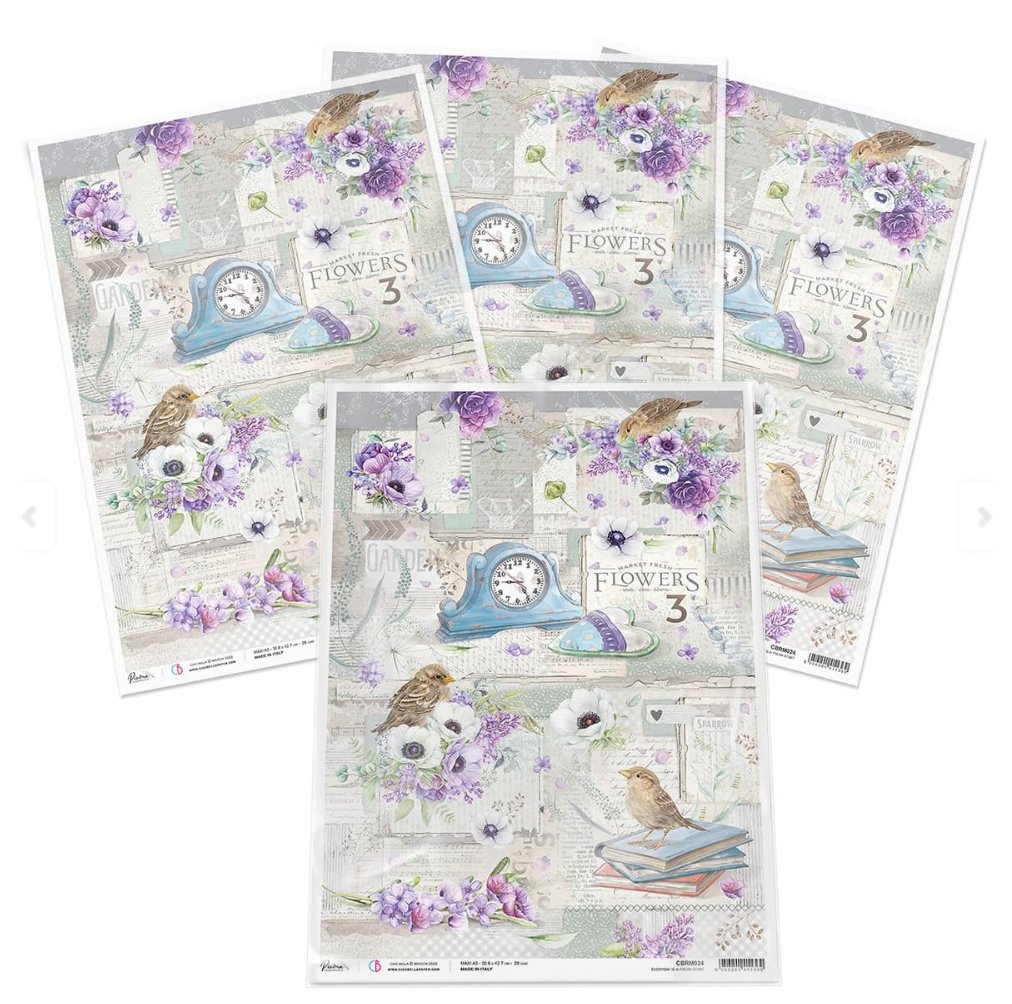 Ciao Bella - RICE PAPER MAXI A3 - EVERYDAY IS A FRESH START - SPARROW HILL Ciao Bella