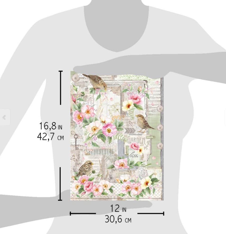 Ciao Bella - RICE PAPER MAXI A3 - LOVE LIVES HERE - SPARROW HILL Ciao Bella