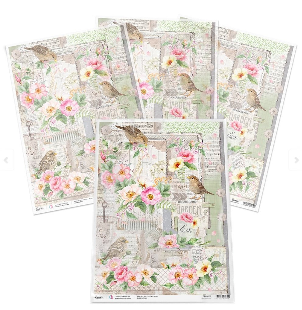 Ciao Bella - RICE PAPER MAXI A3 - LOVE LIVES HERE - SPARROW HILL Ciao Bella