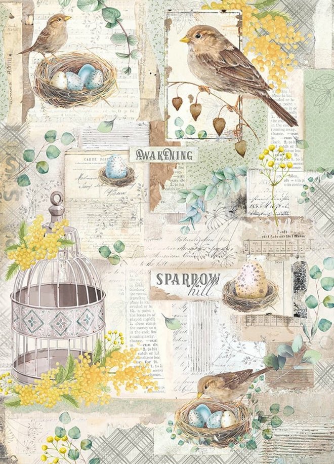 Ciao Bella - RICE PAPER MAXI A3 - SPARROW HILL Ciao Bella