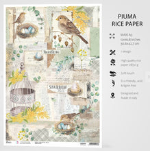 Ciao Bella - RICE PAPER MAXI A3 - SPARROW HILL Ciao Bella