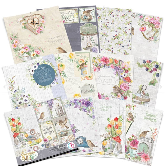 Ciao Bella - SPARROW HILL - Creative Pad 12x12 Collection Pad - 12/PKG Ciao Bella