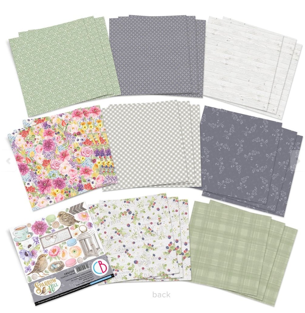 Ciao Bella - SPARROW HILL - FUSSY CUT PAD 6X6 24/PKG Ciao Bella