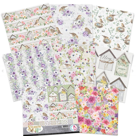 Ciao Bella - SPARROW HILL Patterns Pad 12x12 Pad - 8/PKG Ciao Bella