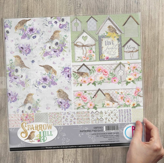 Ciao Bella - SPARROW HILL Patterns Pad 12x12 Pad - 8/PKG Ciao Bella