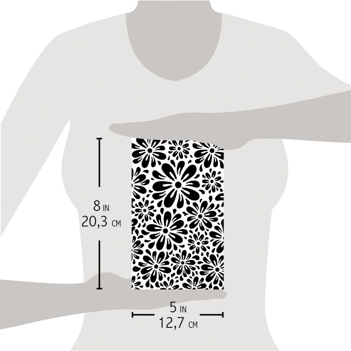 Ciao Bella - Stencil Art - Blossom - Stencil - 5x8 inch Ciao Bella